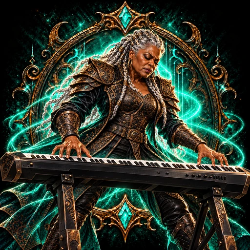 Keys Warrior character art